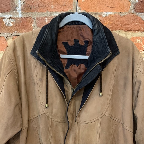 Vintage Leather / Suede Ecuador Designer Jacket - Picture 4 of 7